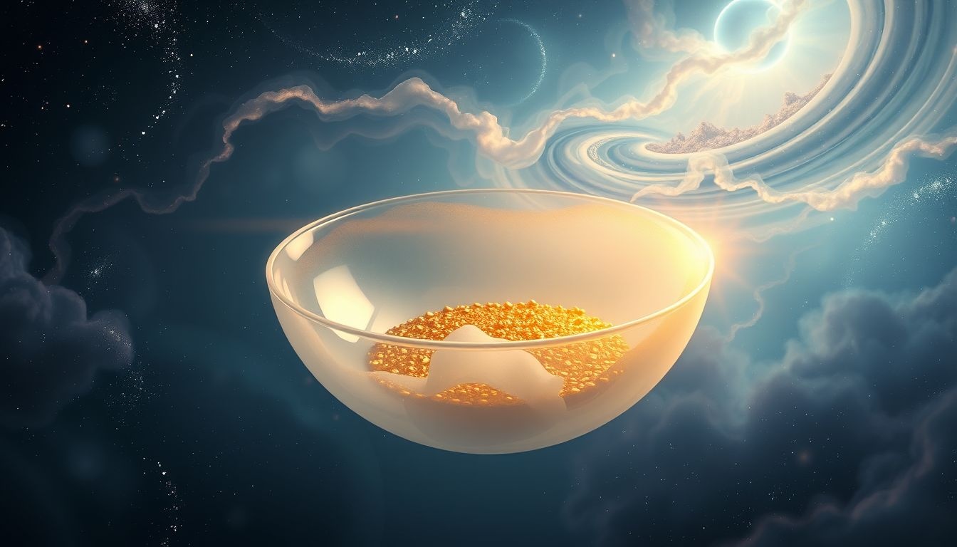Een bijna lege voederbak symboliseert soms schaarste of gebrek.