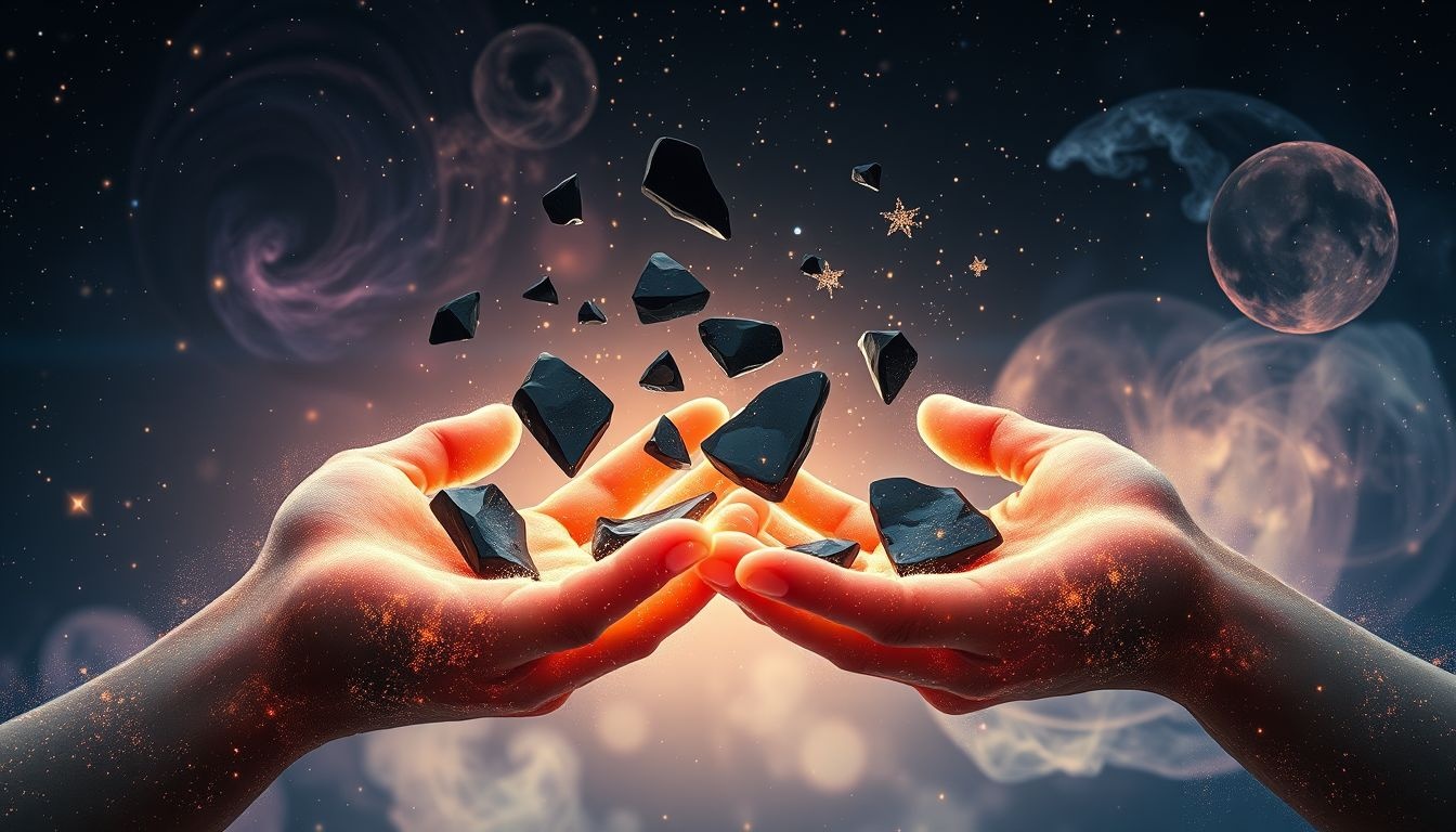 Obsidiaan verkopen in een droom symboliseert het loslaten van negativiteit.