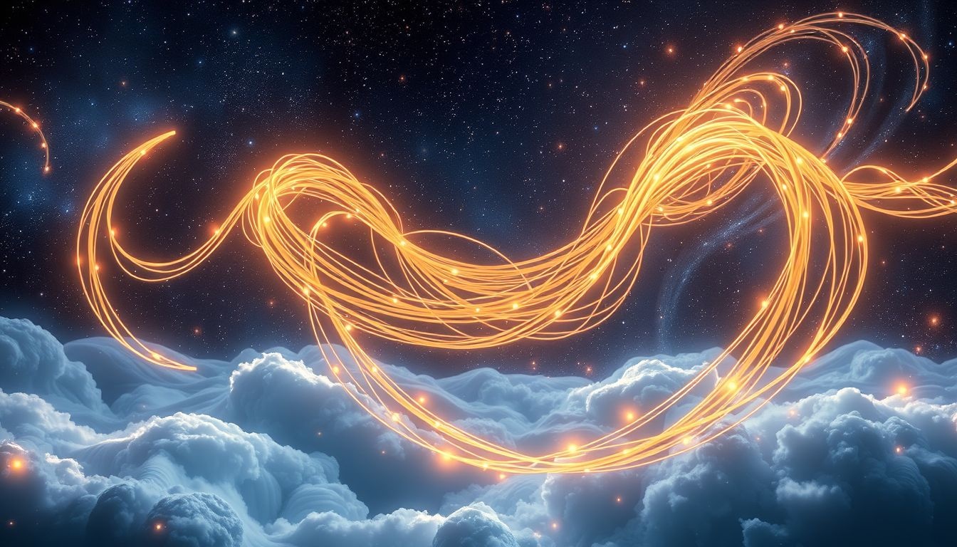 Oneindige spaghetti symboliseert grenzeloze mogelijkheden en levenspotentieel.