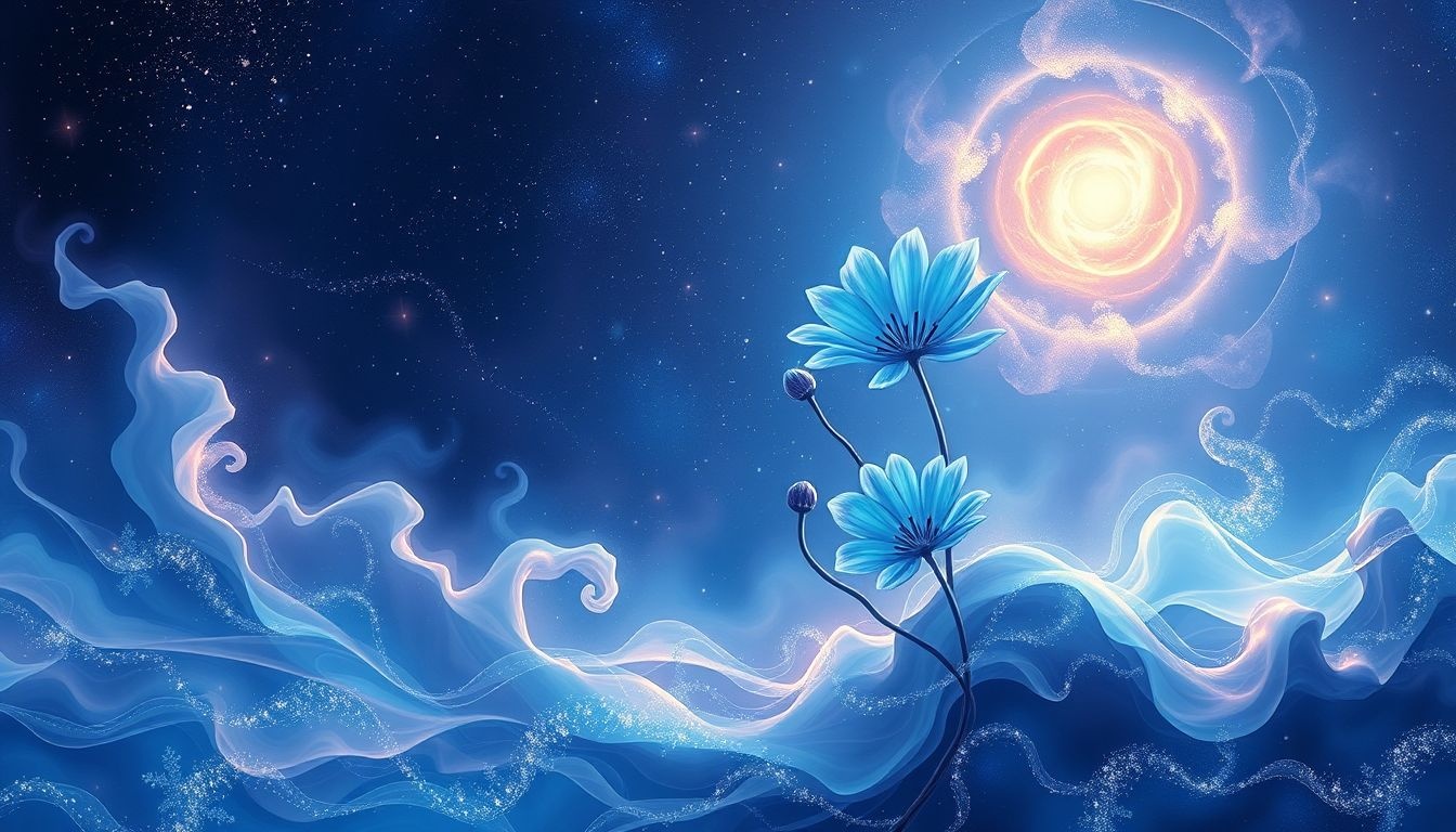 Blauwe camassia's symboliseren vaak innerlijke rust en spirituele groei.