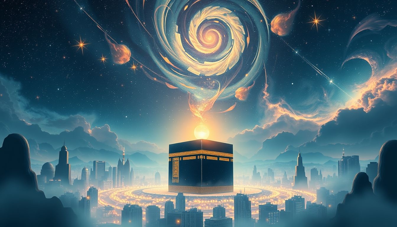 De Kaaba zien elders symboliseert innerlijke transformatie en nieuwe doelen.