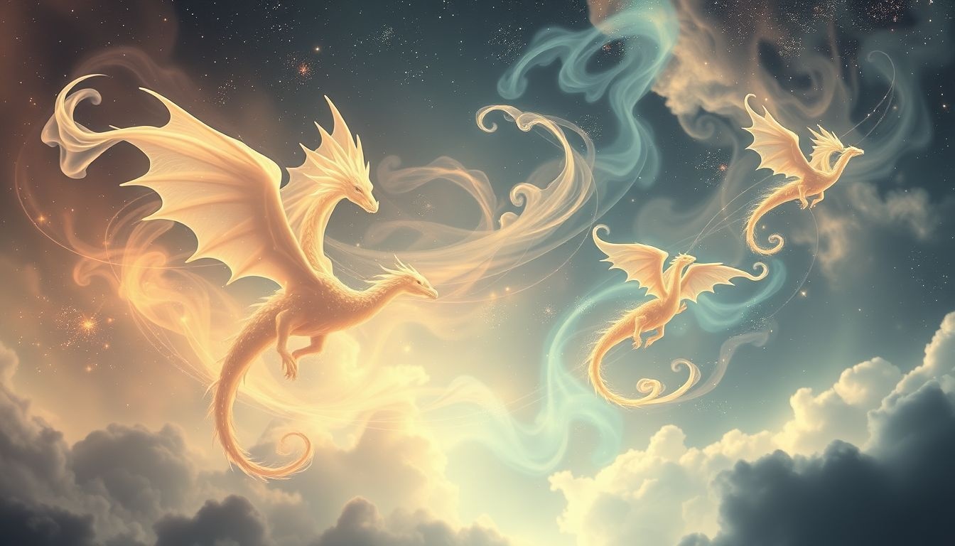Dragonders symboliseren moed en transformatie in je innerlijke strijd.
