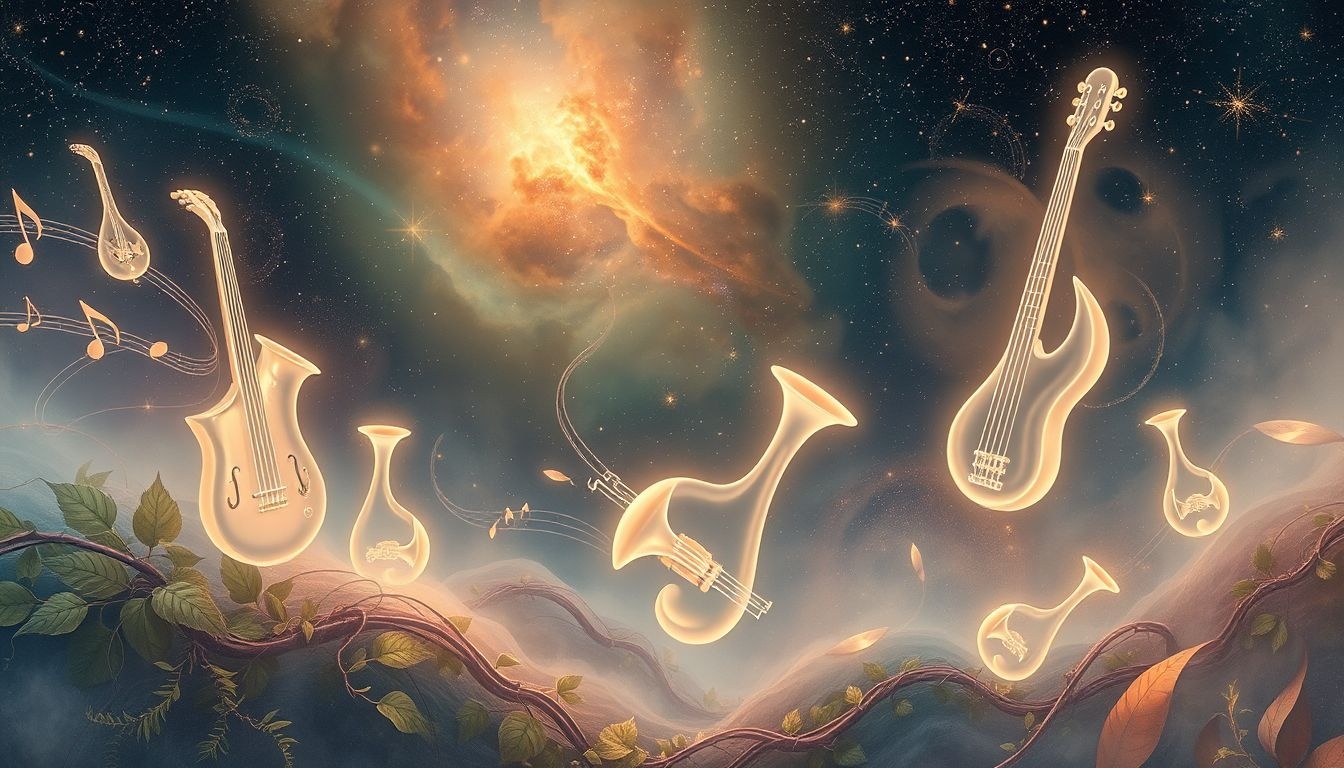 Dromen over blaasinstrumenten in de natuur symboliseren innerlijke harmonie.