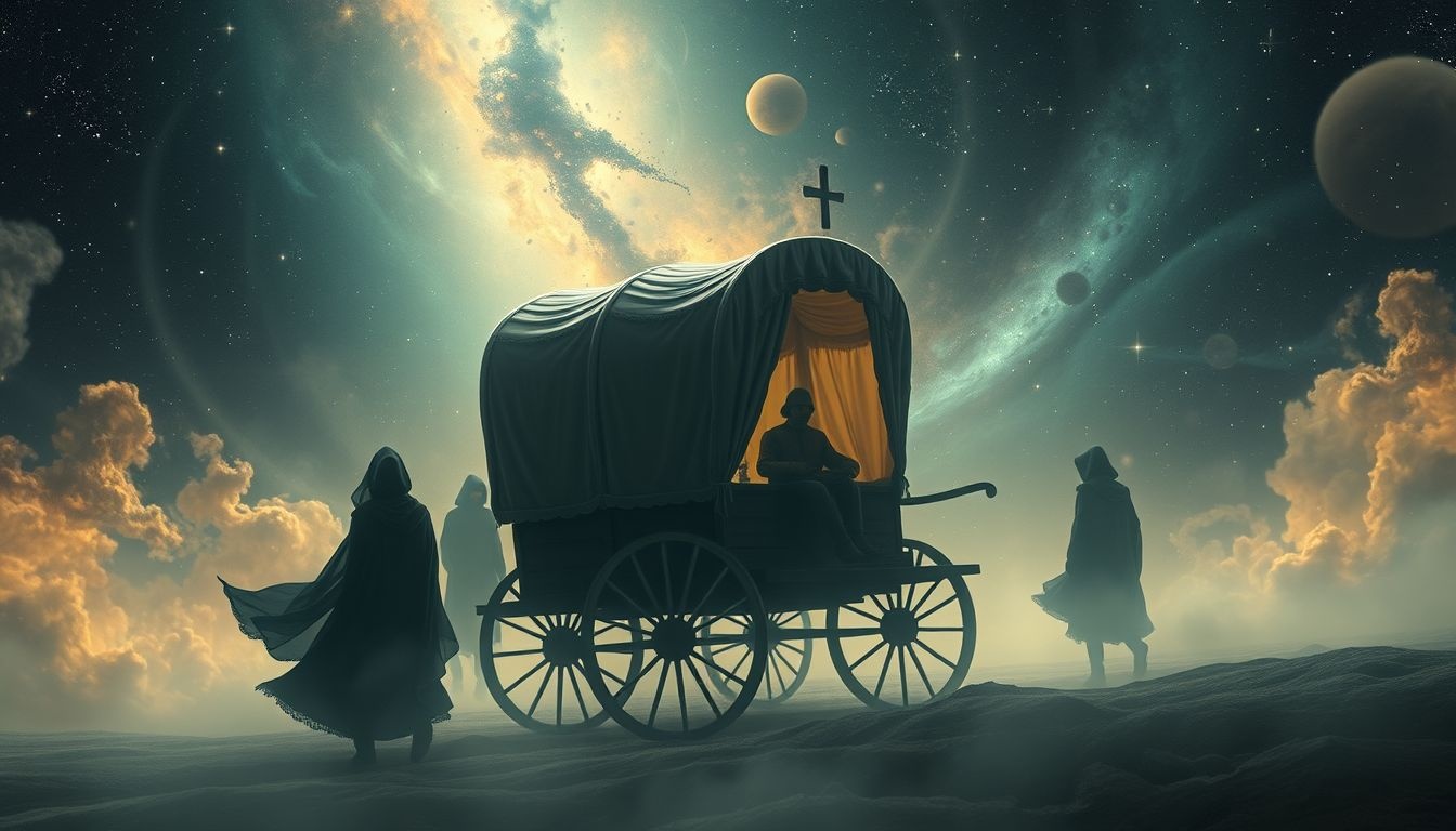 Dromen over vreemden in een gedekte wagen symboliseert onverwachte veranderingen.