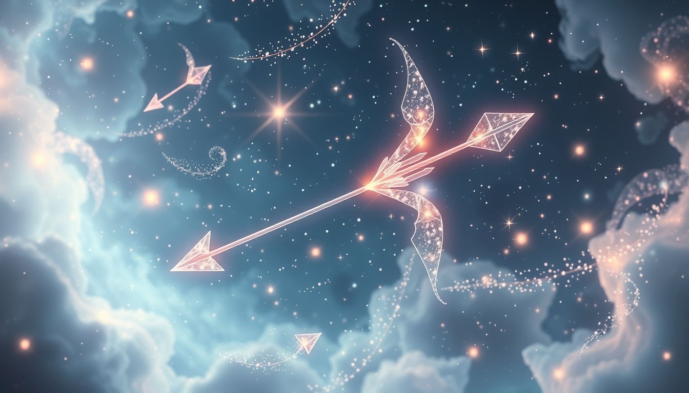 Dromen over pijl en boog symboliseren focus, doelgerichtheid en ambitie.