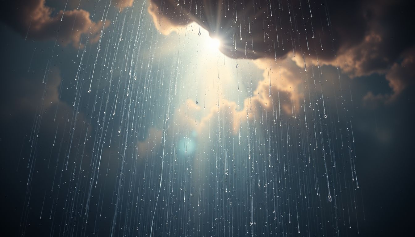 Dromen over een regenbui symboliseren vaak emotionele zuivering en vernieuwing.