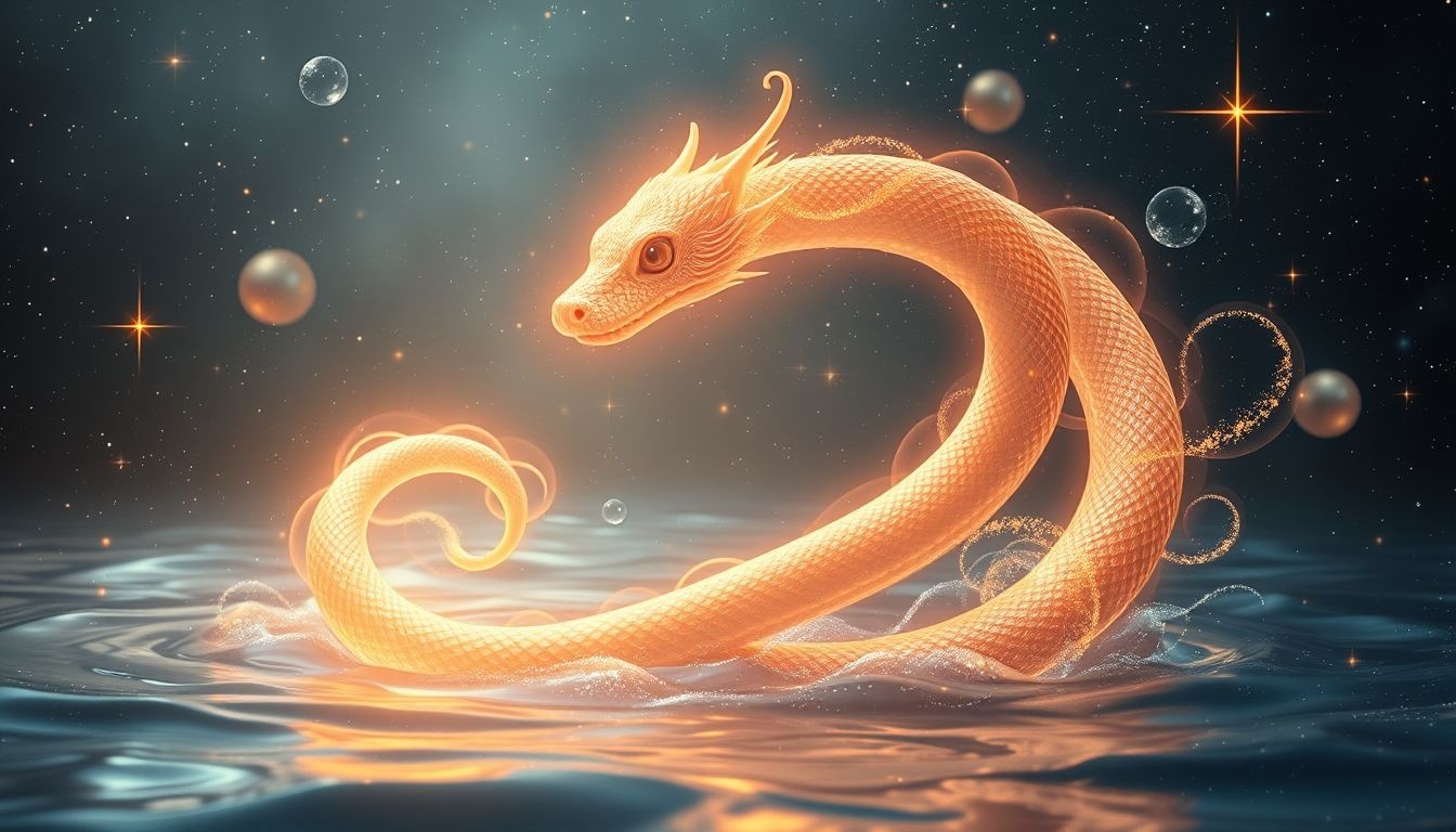 Dromen over slangen in water symboliseren vaak emoties en transformatie.