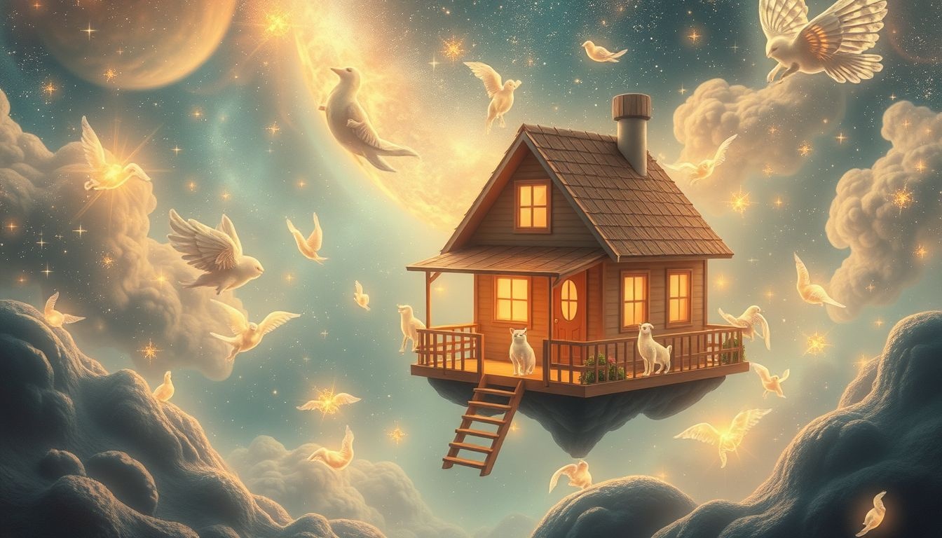 Dromen over een zomerhuis vol dieren symboliseert innerlijke vrijheid en harmonie.