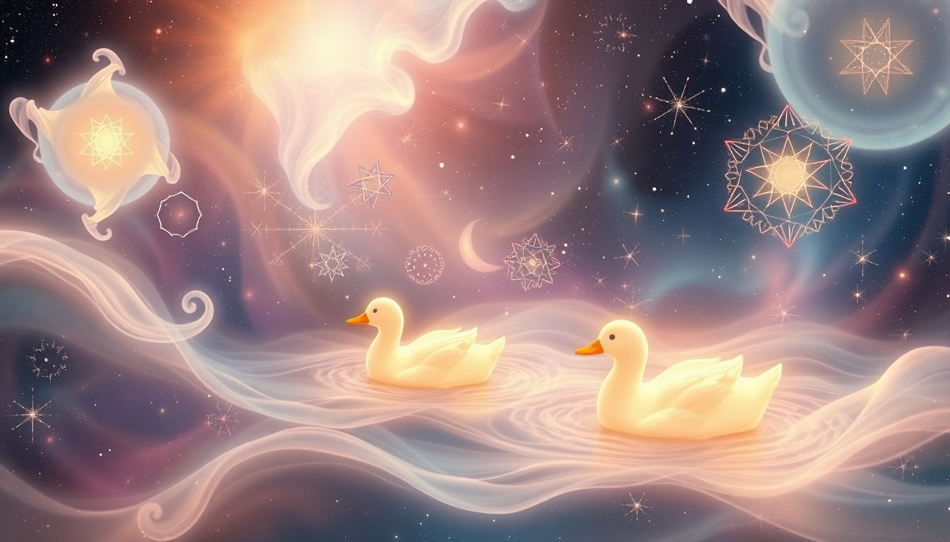 Dromen over eenden symboliseren emotionele balans en sociale harmonie.