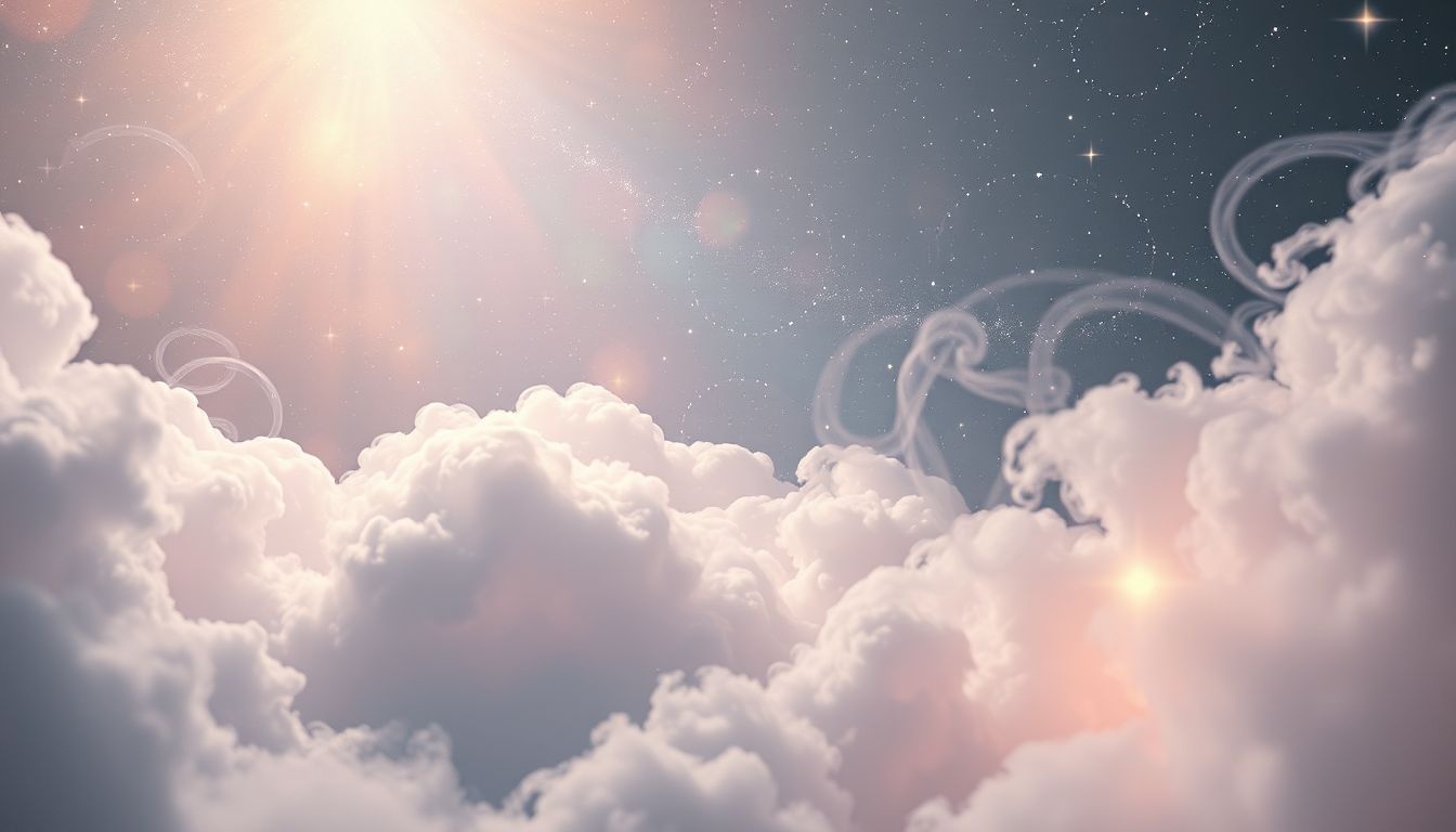 Dromen over ether symboliseren vaak zuiverheid en spirituele verbinding.
