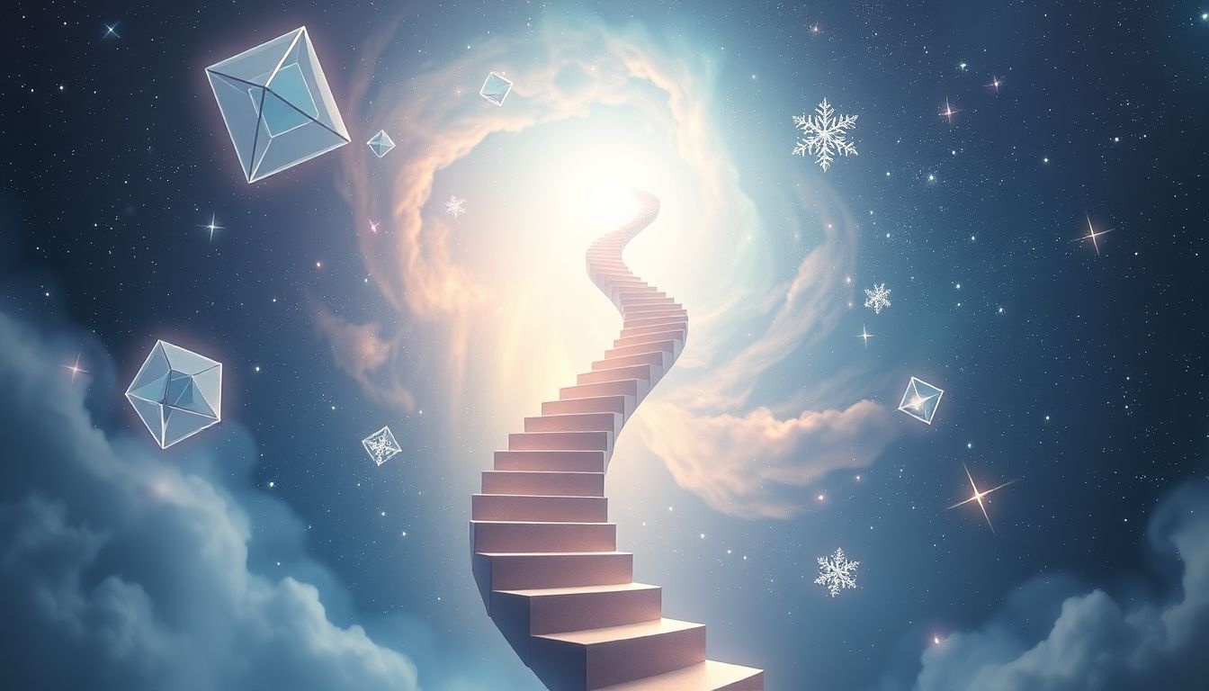 Dromen over trappen beklimmen symboliseren persoonlijke groei en vooruitgang.