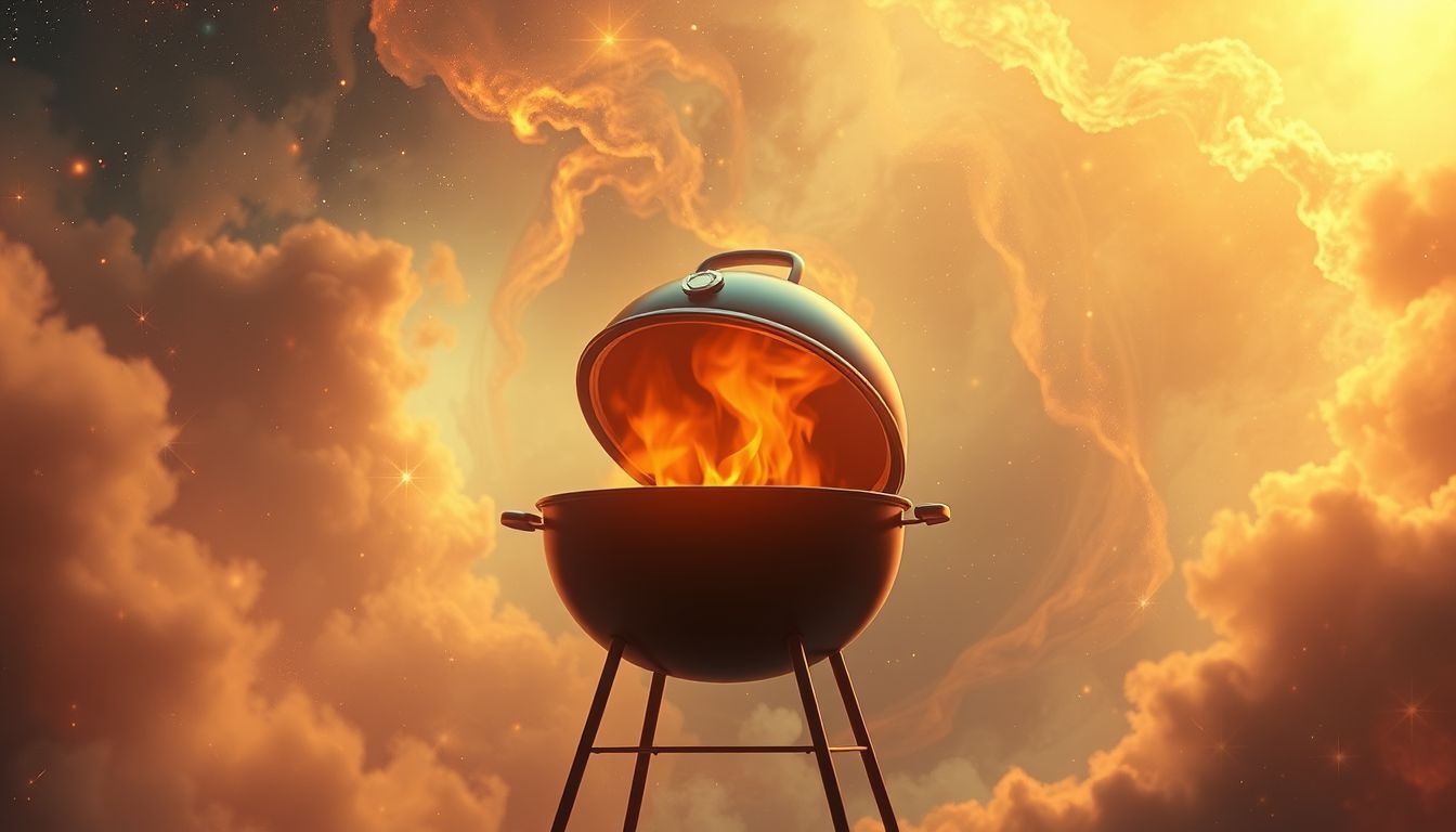 Dromen over barbecueën symboliseert vaak sociale warmte en verbondenheid.