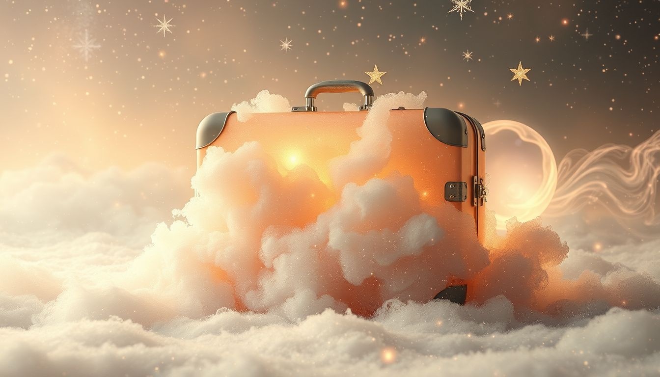 Dromen over koffers symboliseren vaak het loslaten van oude herinneringen.