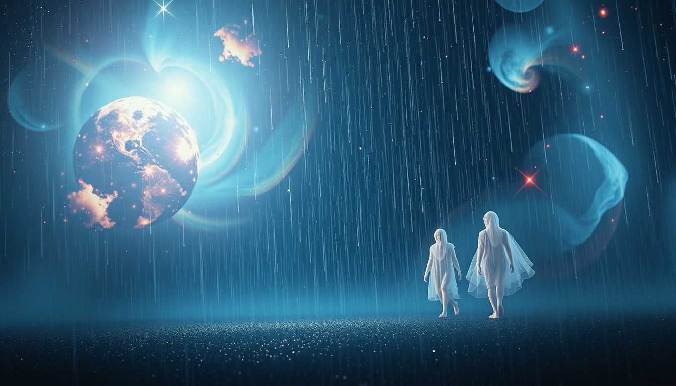 Dromen over rondsluipen in de regen symboliseert verborgen emoties en zuivering.