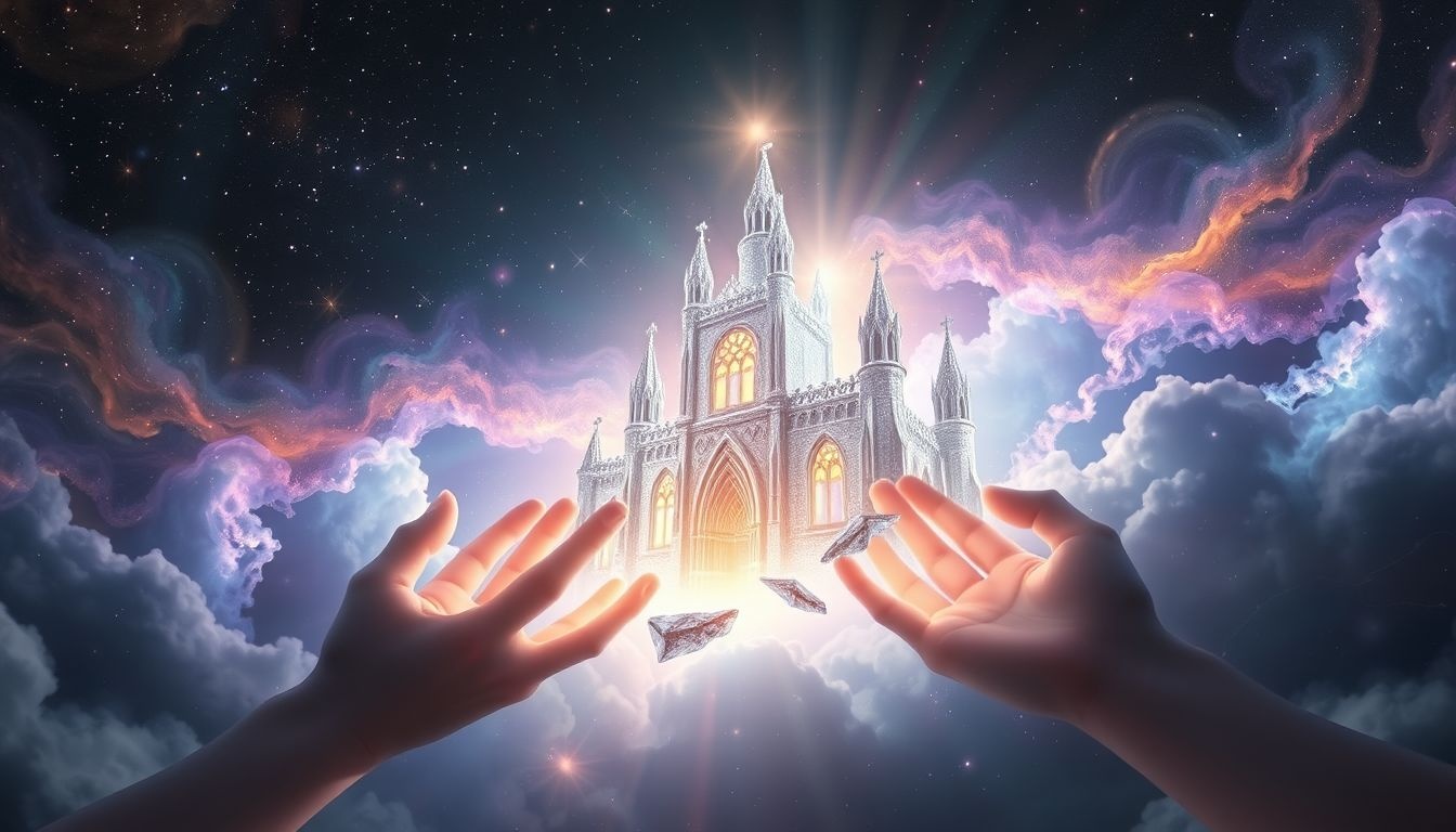 Het restaureren van een kathedraal symboliseert innerlijke heling en groei.