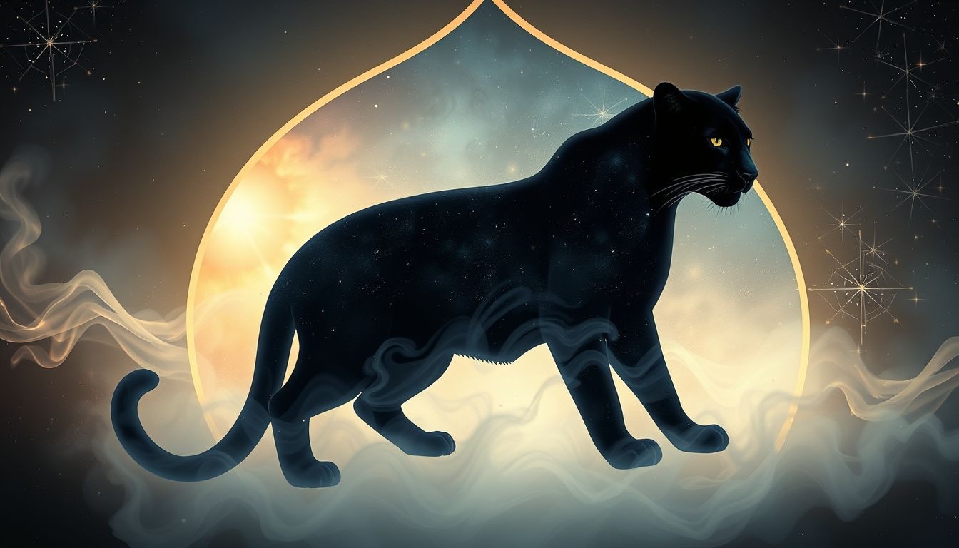 Een panter in huis symboliseert verborgen kracht en persoonlijke transformatie.