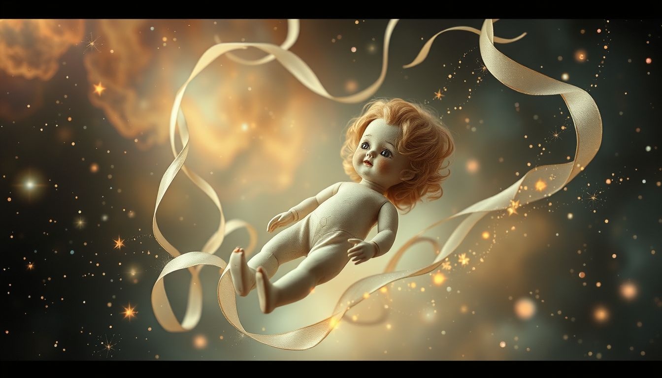 Een verwaarloosde pop symboliseert onderdrukte emoties of zelfverwaarlozing.