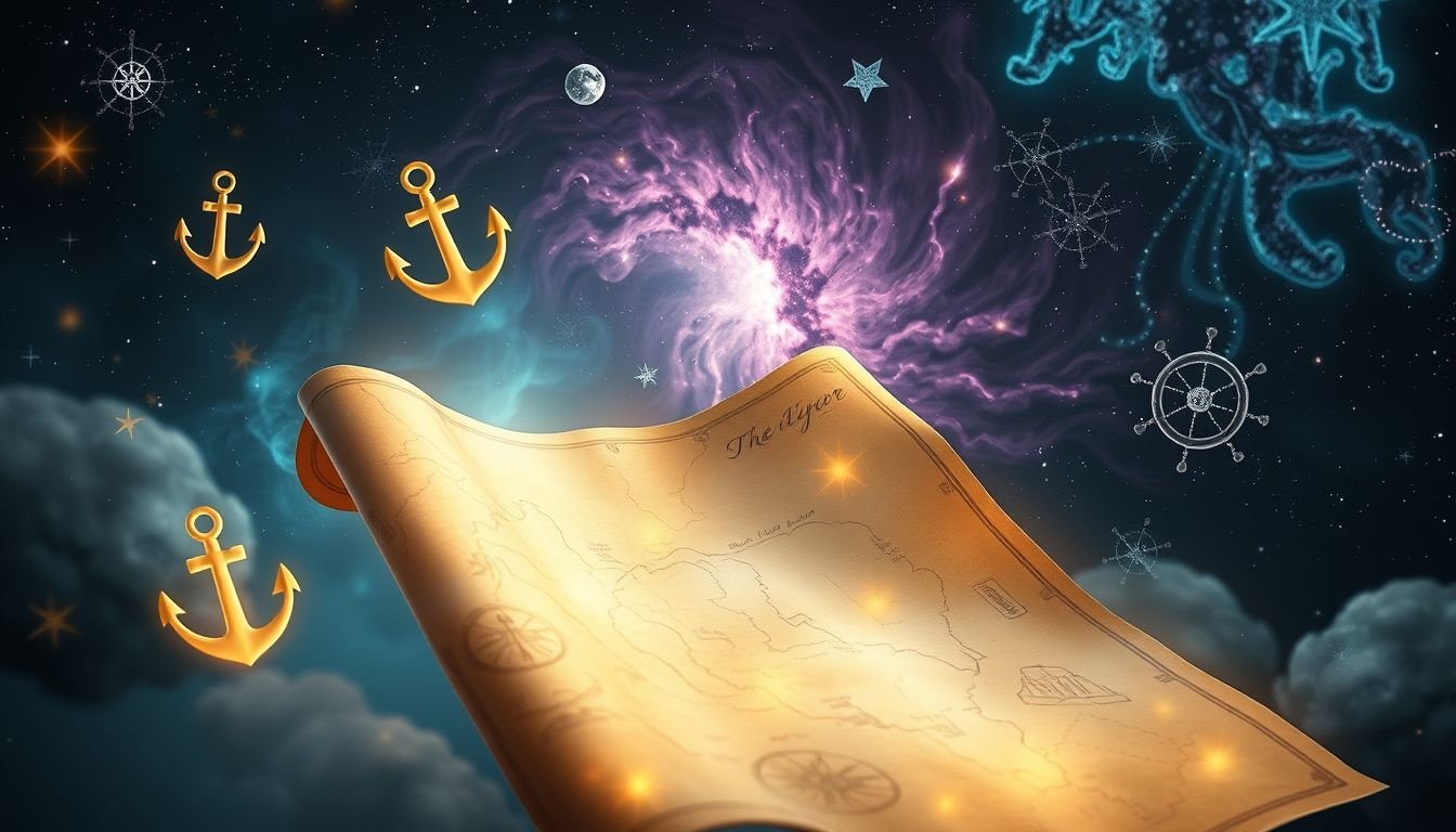 Het vinden van een schatkaart symboliseert nieuwe avonturen en kansen.