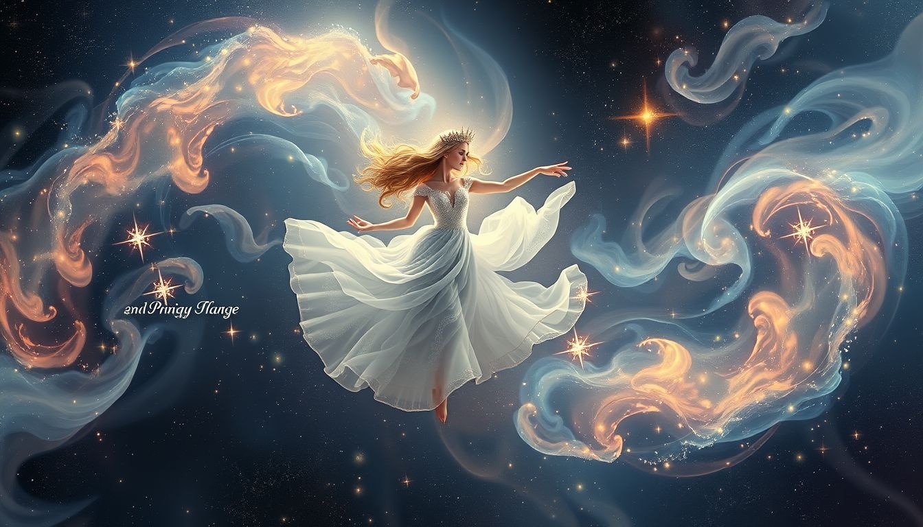 Een dansende prins symboliseert charme en innerlijke vreugde in dromen.