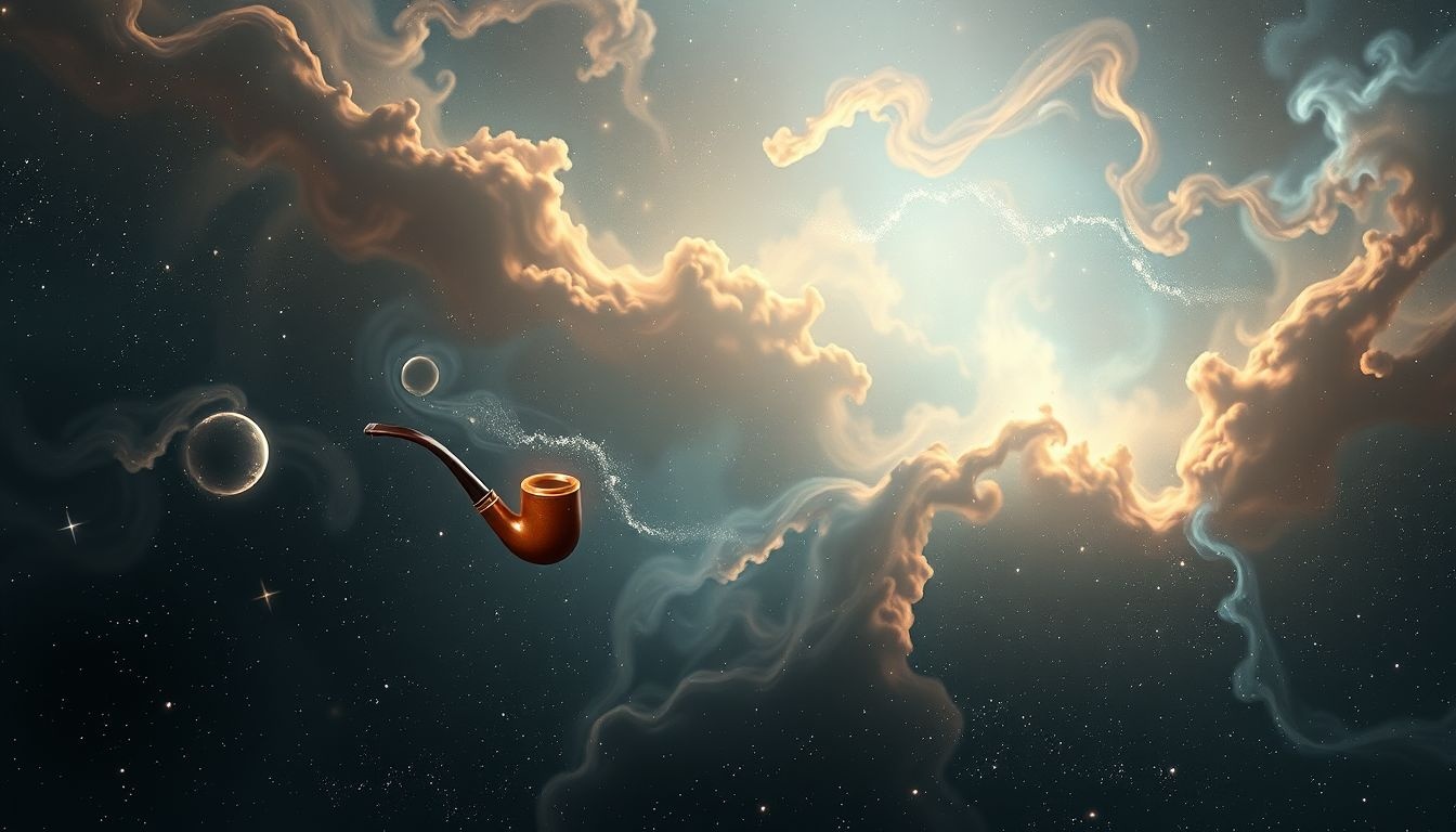 Een bruine pijp zonder tabak symboliseert gemiste kansen.