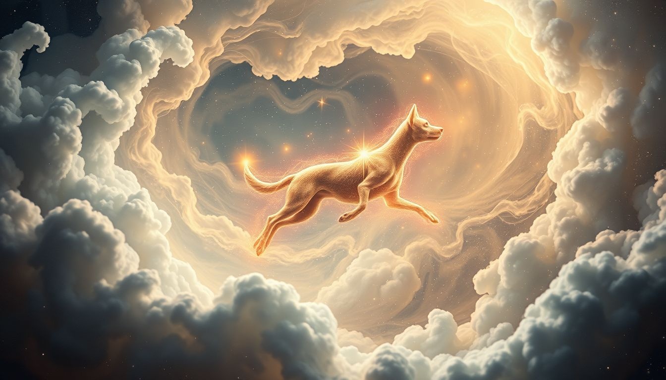Een kettingloze wachthond symboliseert ultieme vrijheid en waakzaamheid.