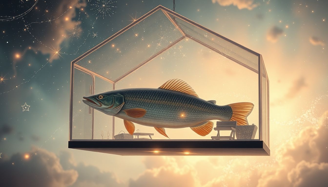 Een snoek in huis symboliseert onverwachte uitdagingen en kracht.