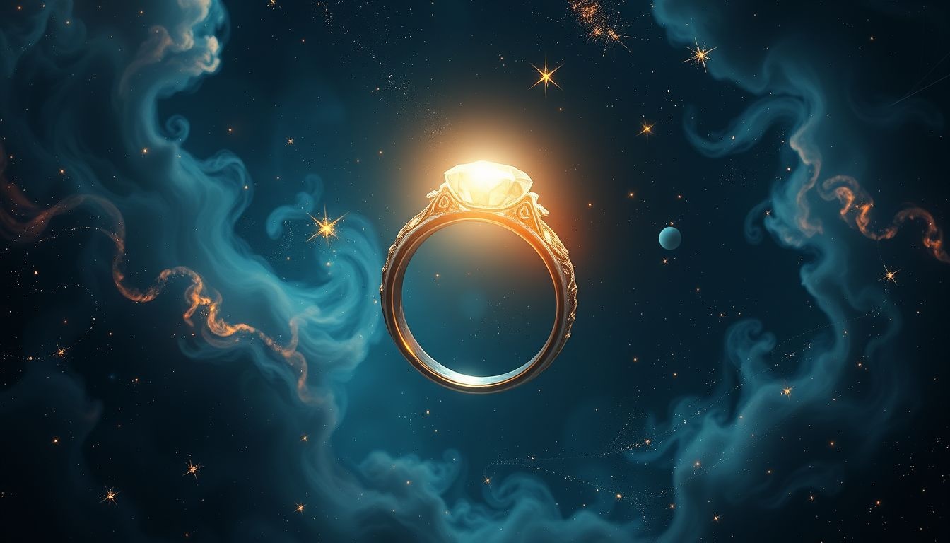 Een ring zonder steen symboliseert onverwachte veranderingen in relaties.