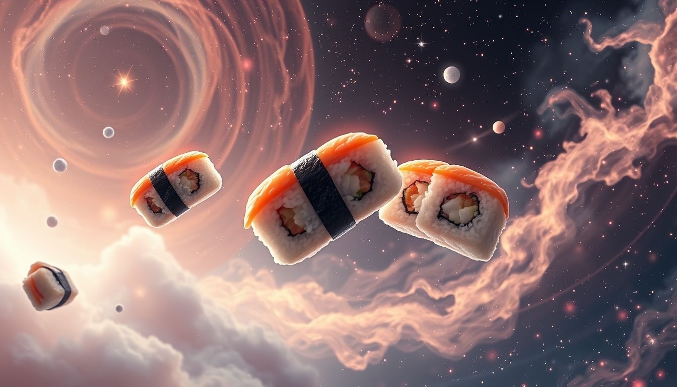 Dromen over weglopende sushi symboliseert gemiste kansen of onzekerheid.