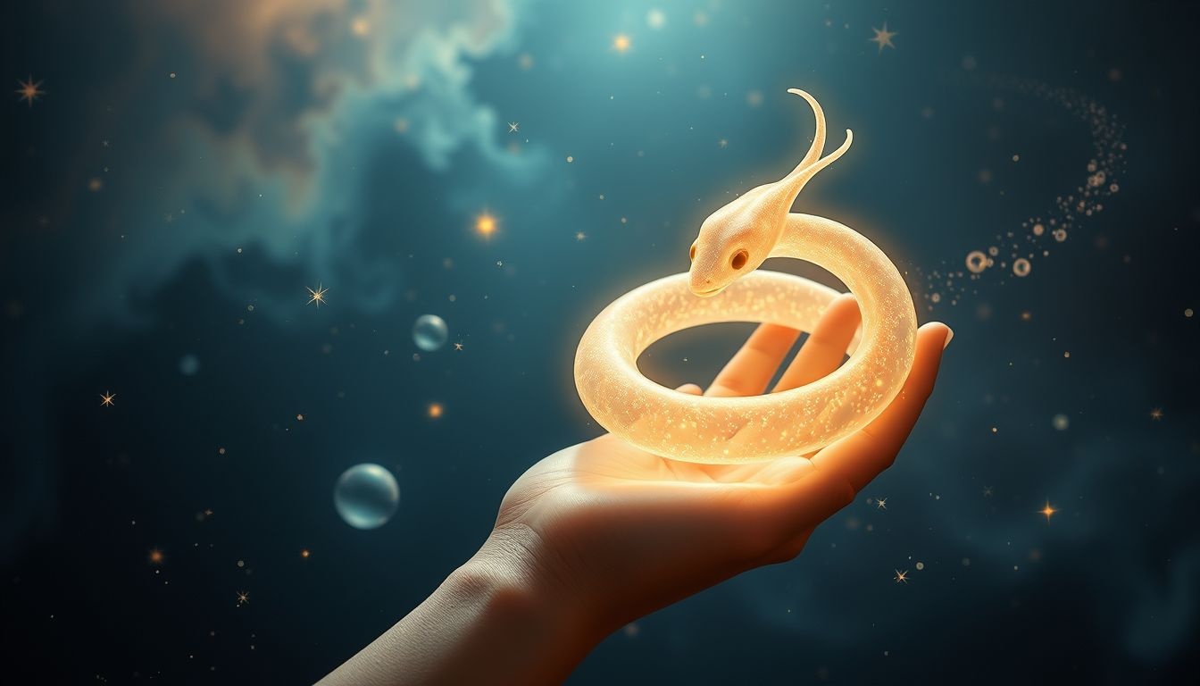 Een paling aanraken symboliseert nieuwe onderwerpen die aandacht vragen.