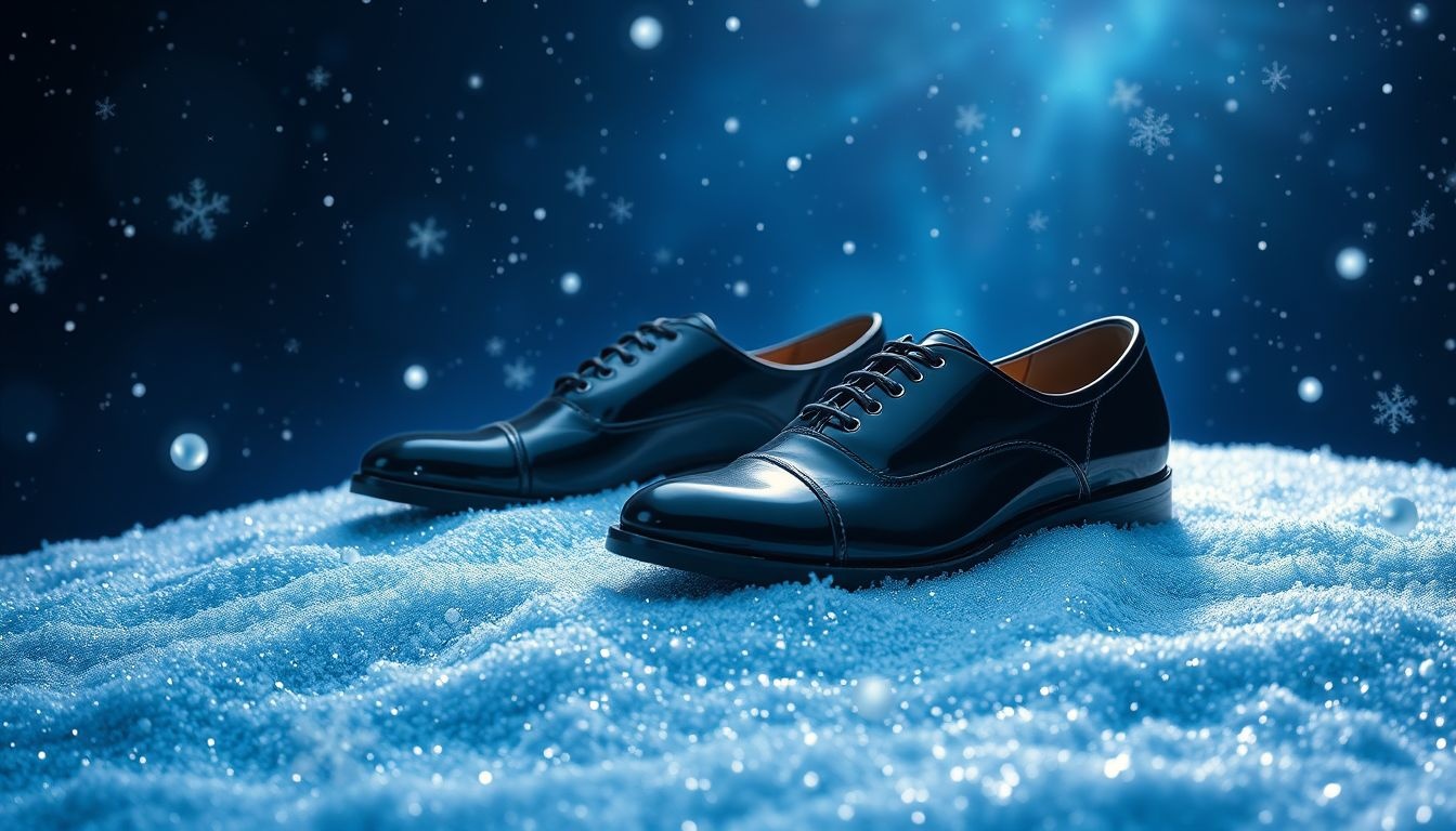 Dromen over leren schoenen met lak symboliseren zelfvertrouwen en elegantie.