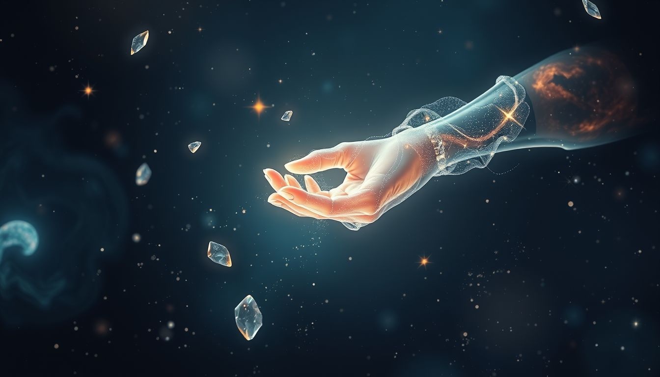 Een prothese hand symboliseert herstel na verlies in dromen.