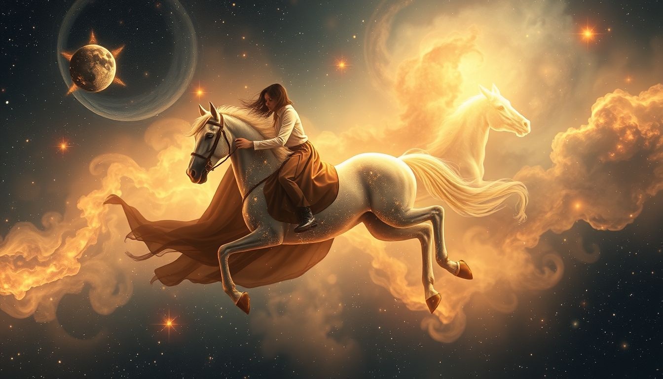 Droomt je van showpaard; onbekende ruiter symboliseert nieuwe kansen.