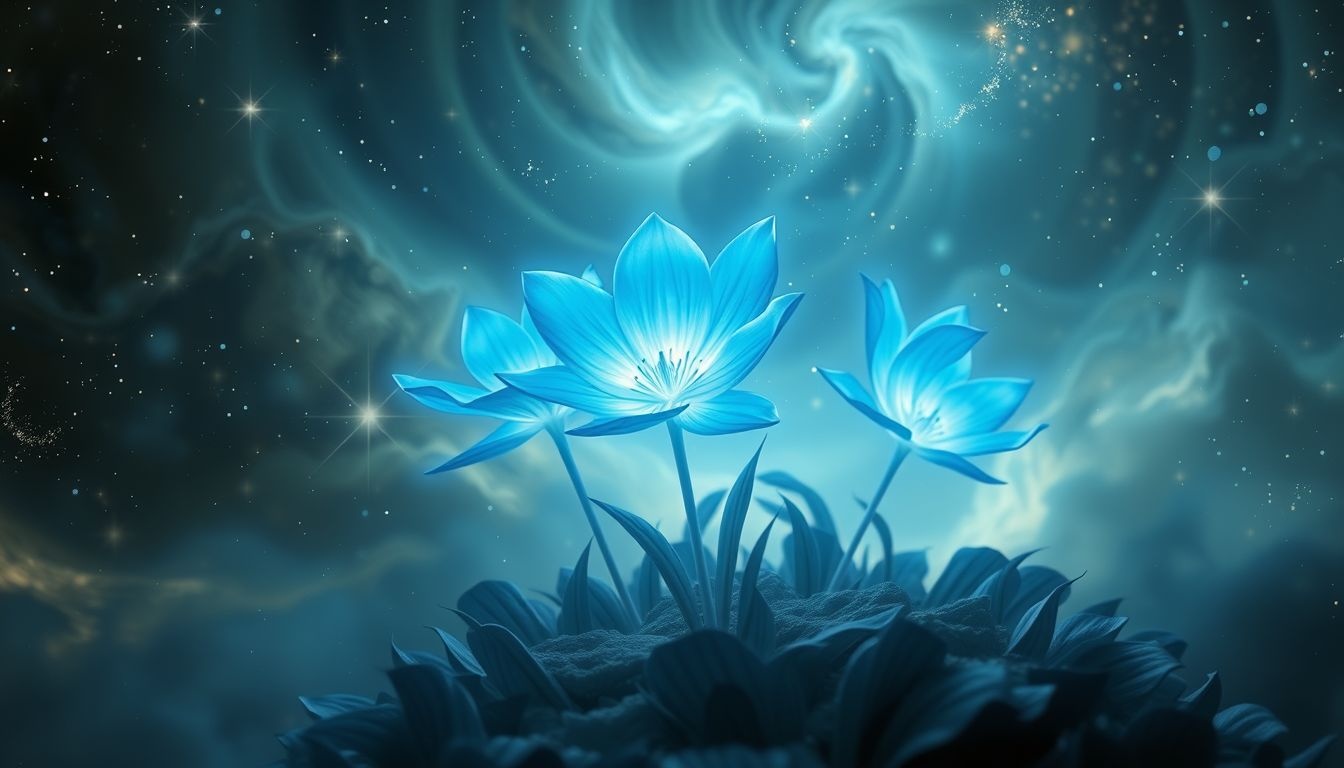 Droom 22 onthult blauwe camassia's als bescherming tegen gevaar.