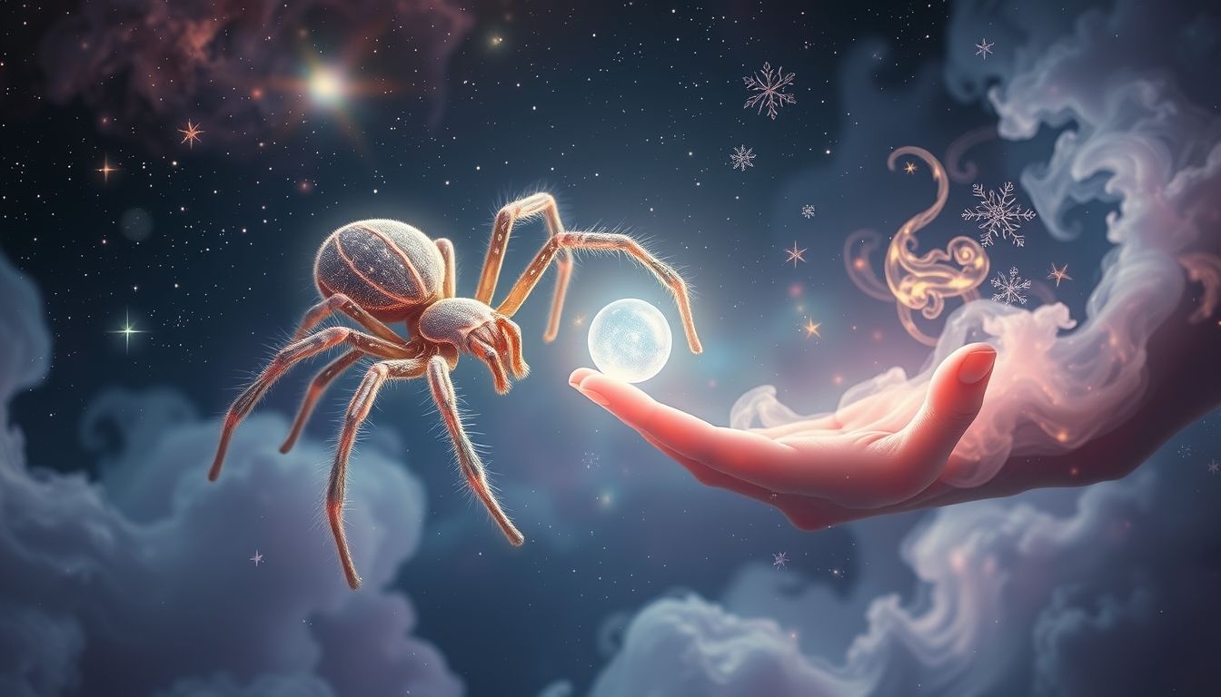 Een tarantula in je droom kan bescherming en kracht symboliseren.