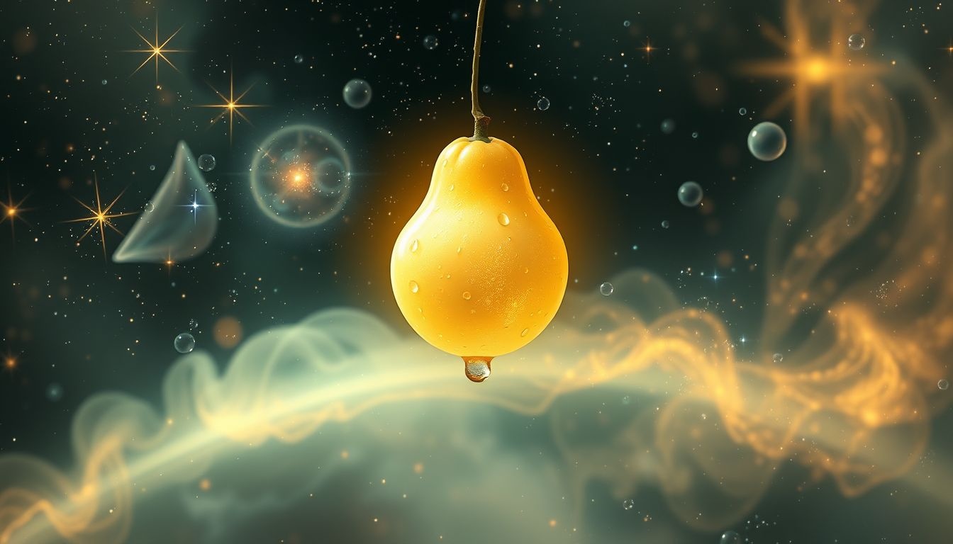 Dauw op fruit symboliseert nieuwe kansen en vruchtbaarheid in dromen.