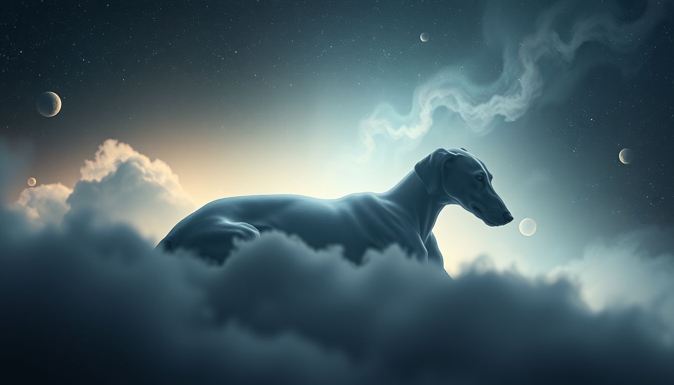 Een dode windhond in je droom symboliseert afgesloten loyaliteit.