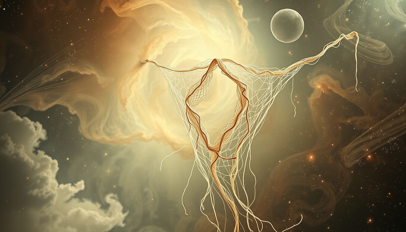 Een gescheurd sleepnet symboliseert gemiste kansen en onzekerheid.