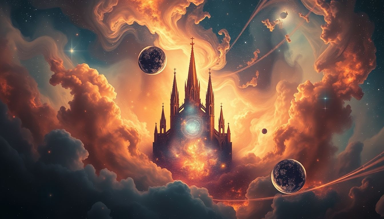 Een kathedraal in dromen symboliseert innerlijke spirituele groei en kracht.