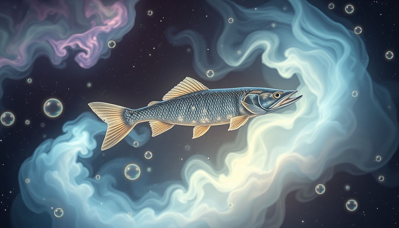 Een kleine snoek symboliseert beginnende kansen en nieuwe energie.