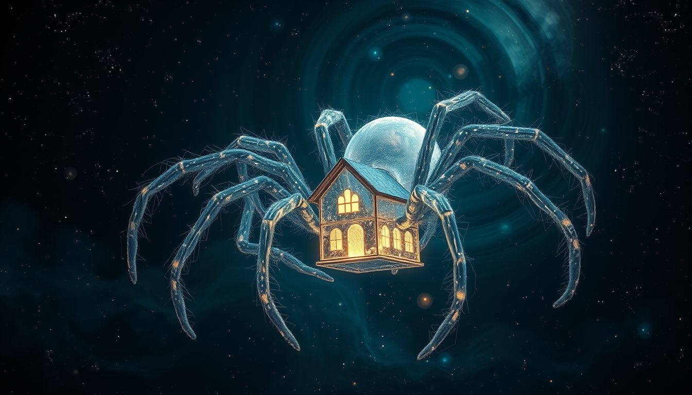 Een tarantula in huis symboliseert verborgen angsten en controleverlies.