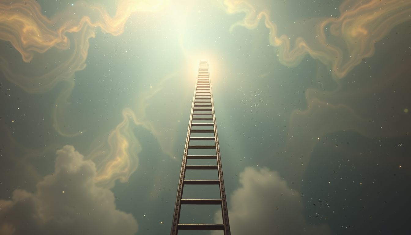 Dromen over ladderklimmen symboliseert vaak persoonlijke groei en ambitie.