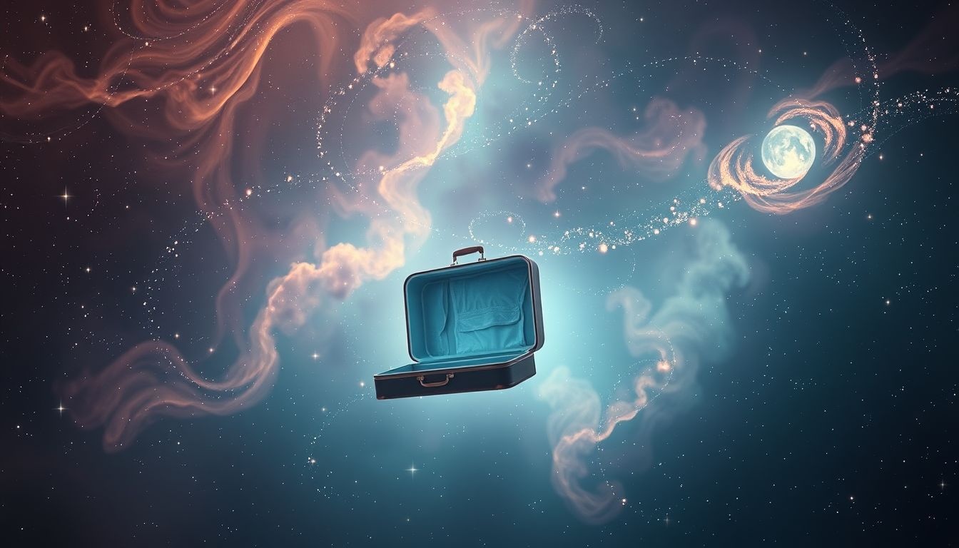 Het vergeten van een koffer symboliseert gemiste kansen in dromen.