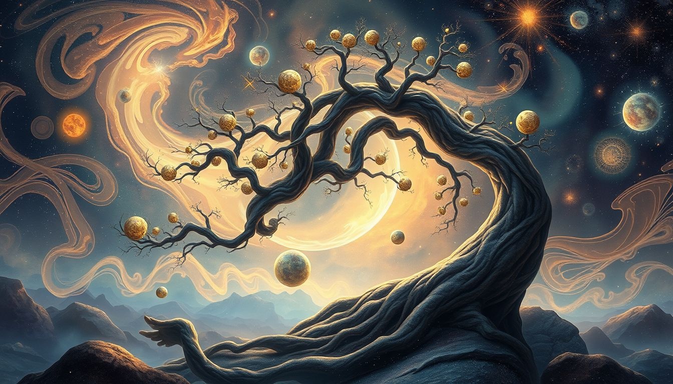Een scheve boom symboliseert veerkracht en aanpassingsvermogen in dromen.