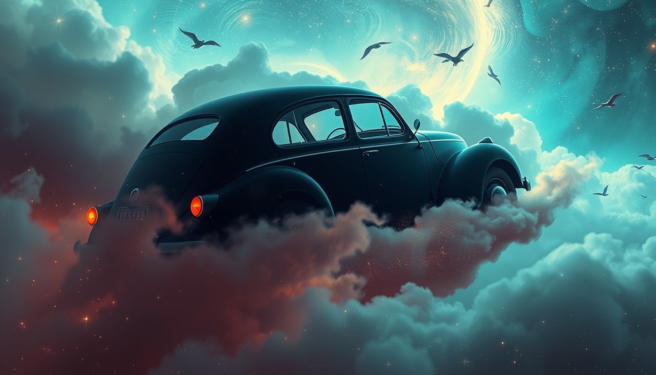 Oude auto’s symboliseren nostalgie en onvervulde herinneringen uit het verleden.
