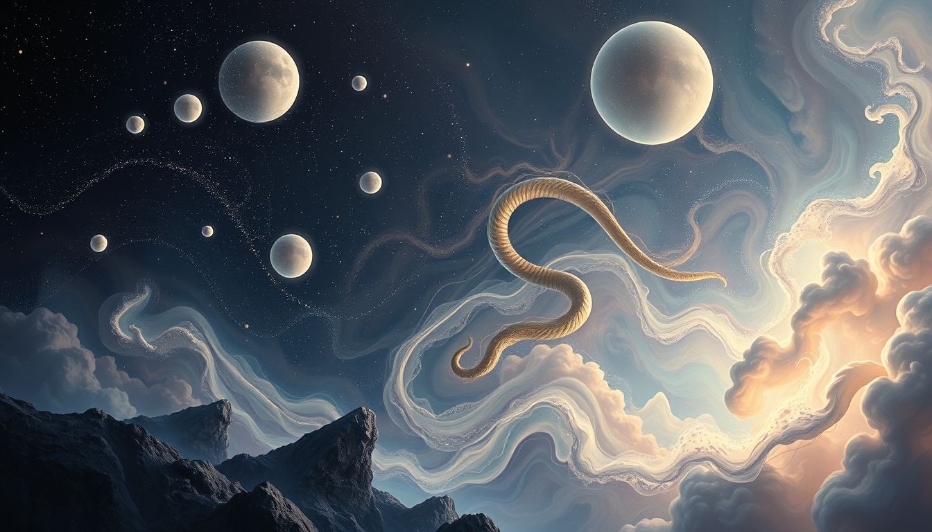 Dromen over slangen symboliseren vaak transformatie en innerlijke groei.