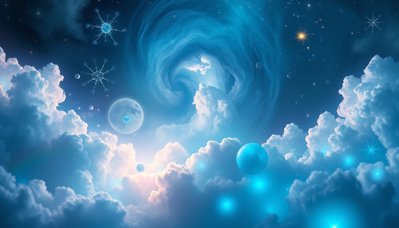 Blauwe kralen symboliseren rust en spirituele verdieping in dromen.