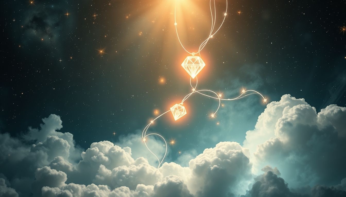Dromen over een diamanten ketting symboliseert liefde en waardering.