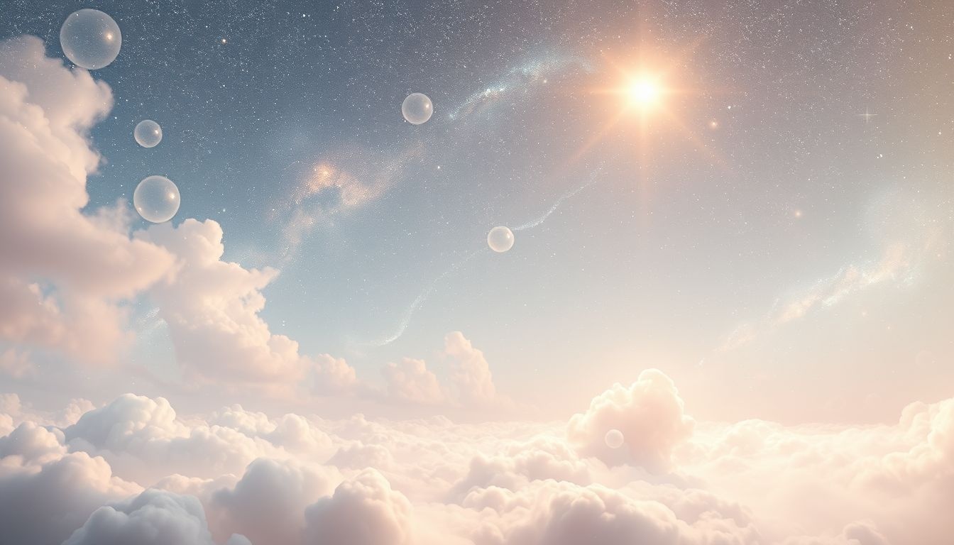 Dromen over een heldere hemel symboliseert innerlijke rust en duidelijkheid.