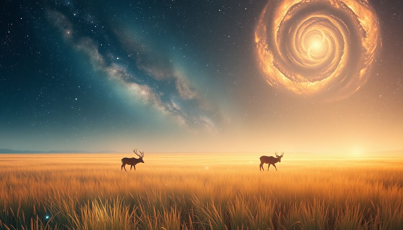Dromen over wilde dieren op de prairie symboliseren innerlijke kracht.