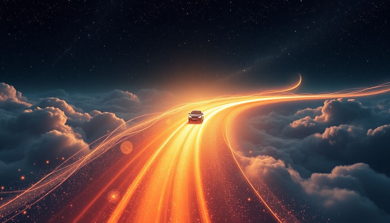 Dromen van een snelle auto symboliseren ambitie en levensvooruitgang.